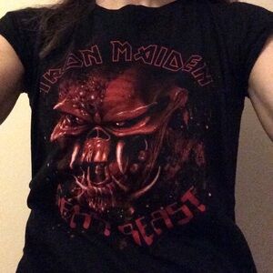 Iron Maiden 2010 Sexy Beast Graphic T-Shirt